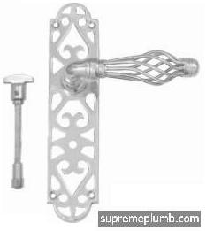 Jali Fretwork Lever Bathroom - Chrome Plated - DISCONTINUED 